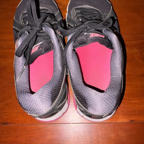 Nike Air Running Shoes Women’s 8.5 Black Gray Pink - Picture 6 of 9